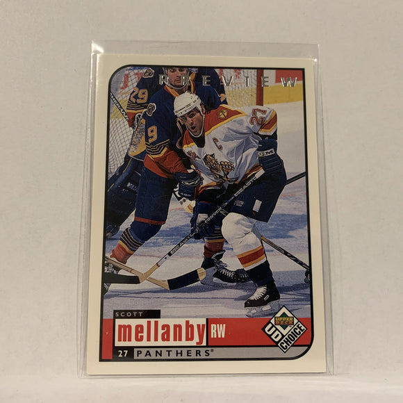 #90 Scott Mellanby Florida Panthers  1998-99 UD Choice Hockey Card AB