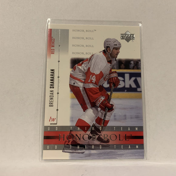 #19 Brendan Shanahan Detroit Red Wings  2002-03 UD Honor Roll Hockey Card AB