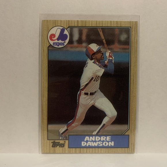 #345 Andre Dawson Montreal Expos 1987 Topps Baseball Card JF