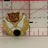 250 Club Bowling Logo Lapel Hat Pin