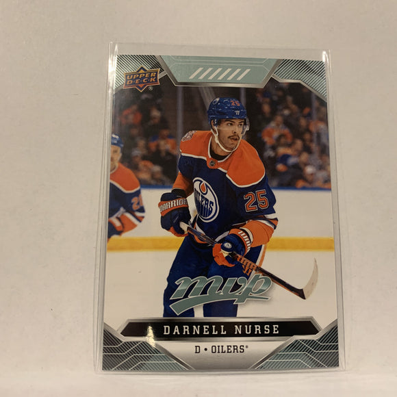 #179 Darnell Nurse Edmonton Oilers  2019-20 UD MVP Hockey Card AC