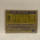 #335 Candy Maldonado San Francisco Giants 1987 Topps Baseball Card JF