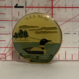 O.E.S. 92 93 Northern Tranquillity Loon Bird Lapel Hat Pin