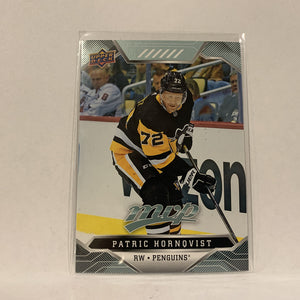 #141 Patric Hornovist Pittsburgh Penguins  2019-20 UD MVP Hockey Card AC