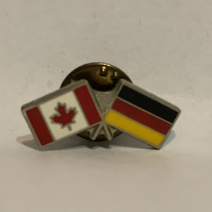 Canada Germany Friendship Flags Lapel Hat Pin