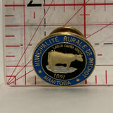 Municipalite Rurale De Ritchot Manitoba 1891 Labor Omnia Vincit Lapel Hat Pin