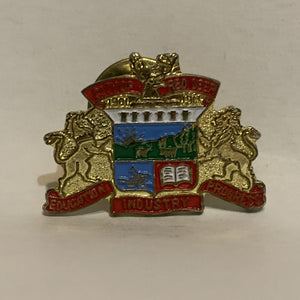 City of Red Deer Coat of Arms Alberta Lapel Hat Pin