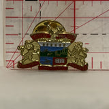 City of Red Deer Coat of Arms Alberta Lapel Hat Pin