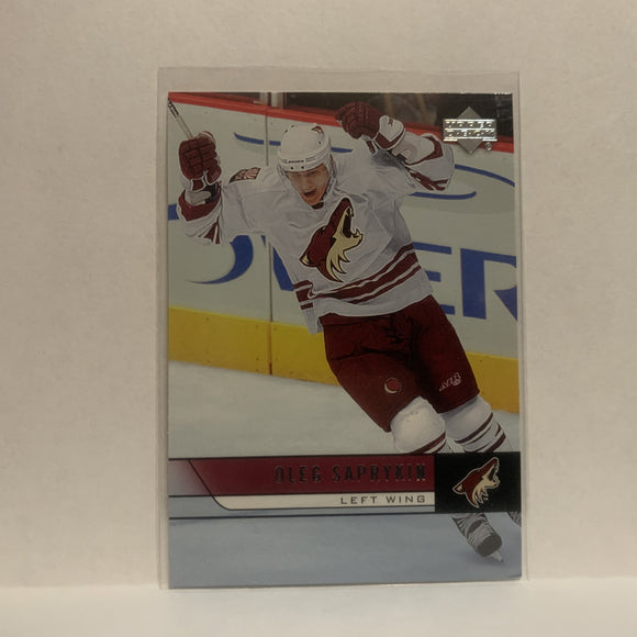 #153 Oleg Saprykin Arizona Coyotes 2006-07 Upper Deck Series One Hockey Card JG