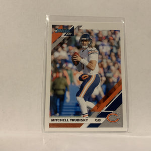 #49 Mitchell Trubisky Chicago Bears  2019 Donruss Football Card AD