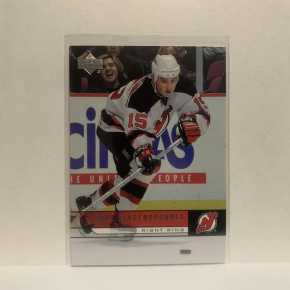 #118 Jamie Langenbrunner New Jersey Devils 2006-07 Upper Deck Series One Hockey Card JH