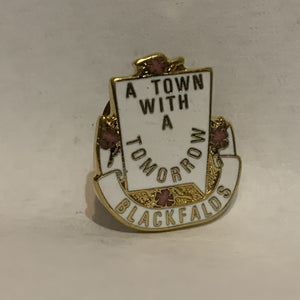 A Town with a Tomorrow Blackfalds Alberta Lapel Hat Pin