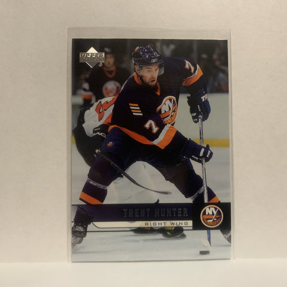 #127 Trent Hunter New York Islanders 2006-07 Upper Deck Series One Hockey Card JH