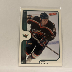 #108 Tony Virta Minnesota Wild  2002-03 UD Victory Hockey Card AE