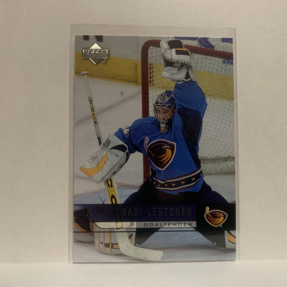 #8 Kari Lehtonen Atlanta Thrashers 2006-07 Upper Deck Series One Hockey Card JH