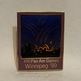 XIII Pan Am Games Winnipeg '99 Manitoba Lapel Hat Pin