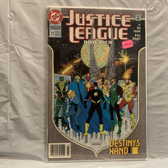 #72 Justice League america Destinys Hand 1 DC Comics BH 8713