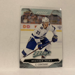 #16 Brayden Point Tampa Bay Lightning  2019-20 UD MVP Hockey Card AF