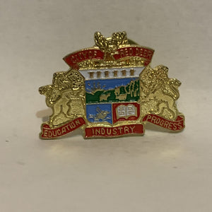 City of Red Deer Coat of Arms Alberta Lapel Hat Pin