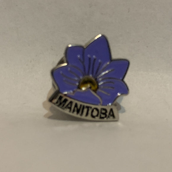 Manitoba Crocus Flower Lapel Hat Pin