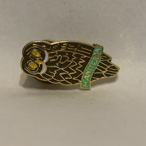 Manitoba Owl Lapel Hat Pin