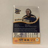 #29 Roman Turek St Louis Blues Mcdonalds 2001-02 Prism Pacific Hockey Card AG