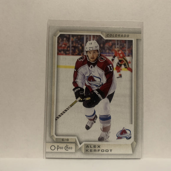 #118 Alex Kerfoot Colorado Avalanche 2018-19 O-Pee-Chee Hockey Card JK