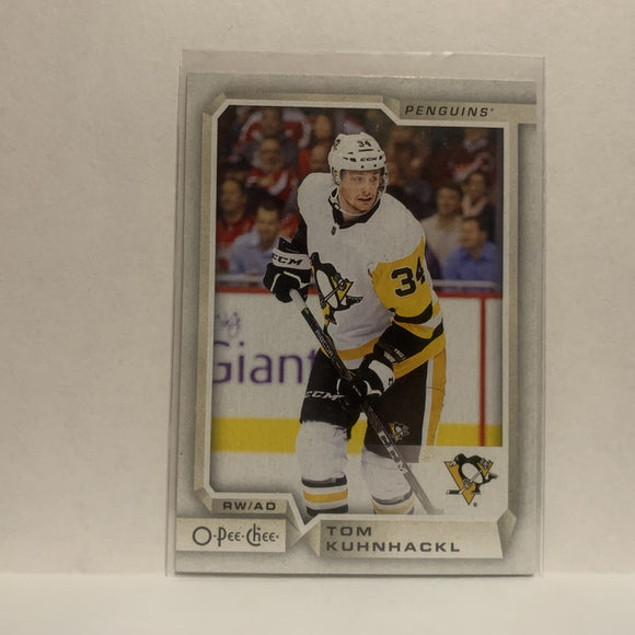 #483 Tom Kuhnhackl Pittsburgh Penguins 2018-19 O-Pee-Chee Hockey Card JK