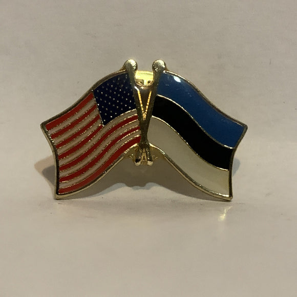 United States Eygpt Friendship Flags Lapel Hat Pin