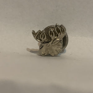 Moose Head Logo Lapel Hat Pin