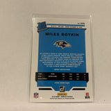 #330 Miles Boykin Baltimore Ravens Rated Rookie 2019 Donruss Football Card AH