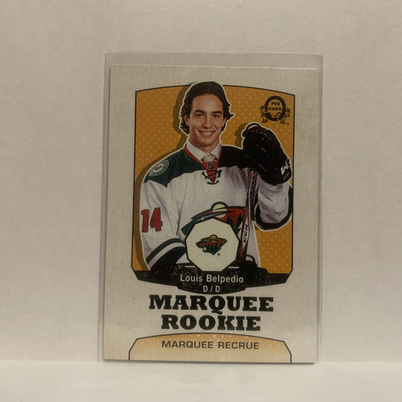 #539 Louis Belpedio Minnesota Wild Marquee Rookie 2018-19 O-Pee-Chee Hockey Card JL