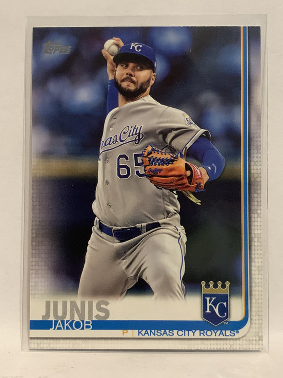 #252 Jakob Junis Kansas City Royals 2019 Topps Series One Baseball Card