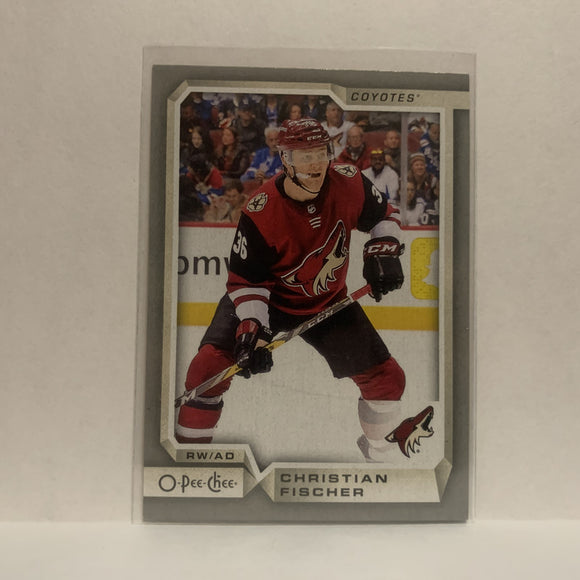 #218 Christian Fischer Arizona Coyotes 2018-19 O-Pee-Chee Hockey Card JL