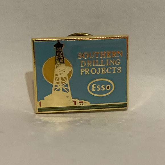 Southern Drilling Projects ESSO Logo Lapel Hat Pin