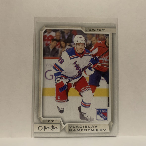 #340 Vladislav Namestnikov New York Rangers 2018-19 O-Pee-Chee Hockey Card JL