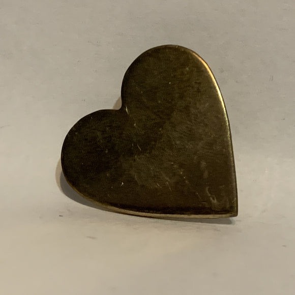 Plain Heart Lapel Hat Pin