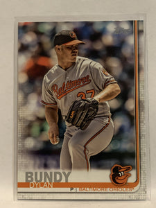 #233 Dylan Bundy Baltimore Orioles 2019 Topps Series One Baseball Card