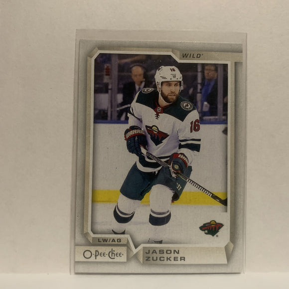 #87 Jason Zucker Minnesota Wild 2018-19 O-Pee-Chee Hockey Card JL