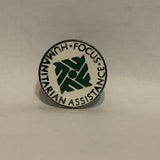 Humanitarian Assistance Focus Logo Lapel Hat Pin