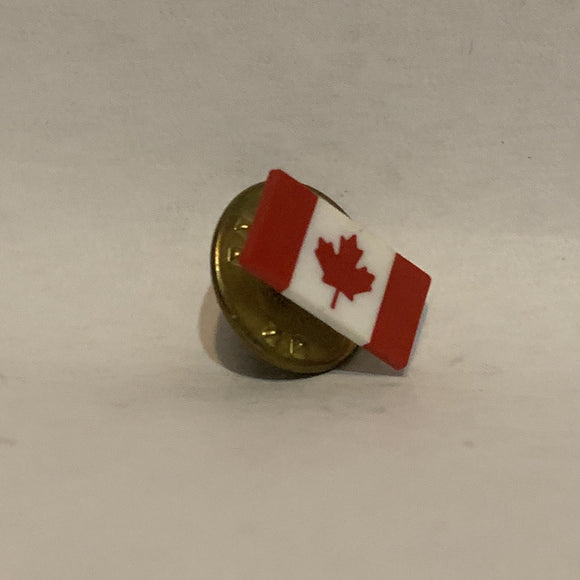 Canadian Flag Lapel Hat Pin