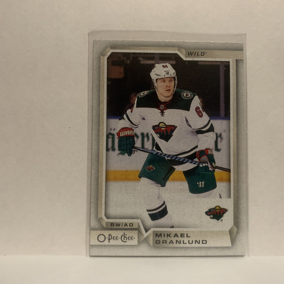 #115 Mikael Granlund Minnesota Wild 2018-19 O-Pee-Chee Hockey Card JL