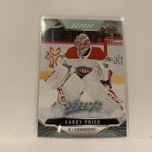 #213 Carey Price Montrel Canadiens  2019-20 UD MVP Hockey Card AI