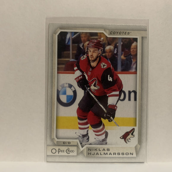 #353 Niklas Hjalmarsson Arizona Coyotes 2018-19 O-Pee-Chee Hockey Card JM