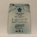 #192 Zach Hyman Toronto Maple Leafs  2019-20 UD MVP Hockey Card AI