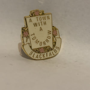 A Town with a Tomorrow Blackfalds Alberta Lapel Hat Pin