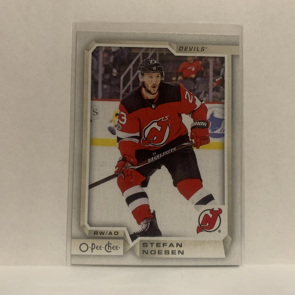 #329 Stefan Noesen New Jersey Devils 2018-19 O-Pee-Chee Hockey Card JM