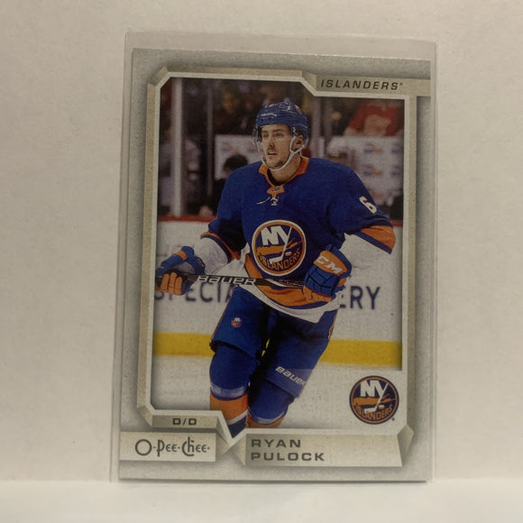 #182 Ryan Pulock New York Islanders 2018-19 O-Pee-Chee Hockey Card JM