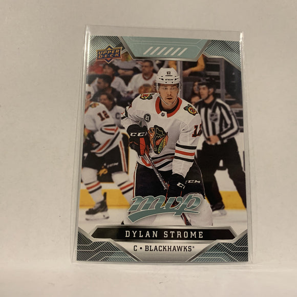 #131 Dylan Strome Chicago Blackhawks  2019-20 UD MVP Hockey Card AJ