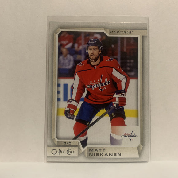 #288 Matt Niskanen Washington Capitals 2018-19 O-Pee-Chee Hockey Card JM